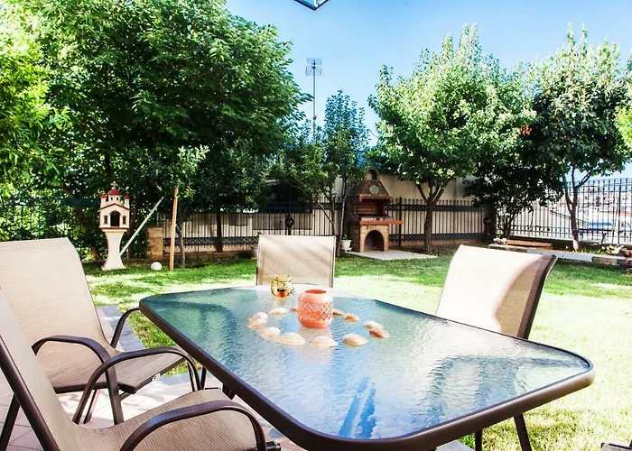 Apartamento Garden House Kavala, Modern With Bbq, Motorcycle Parking & Access